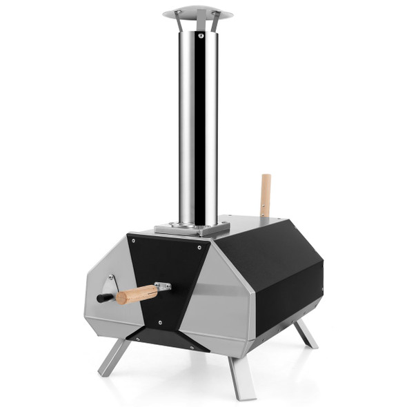 12" Outdoor Pizza Oven with Folding Legs and Removable Chimney product image