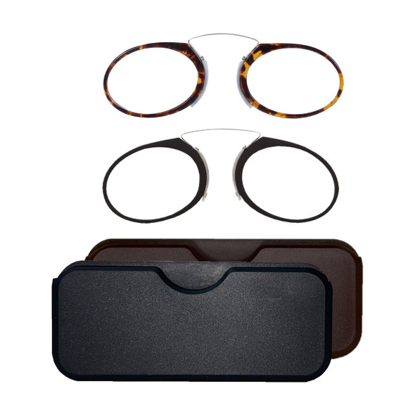 Pocket-Stick Slim Reading Glasses with Storage Case (2-Pack) product image
