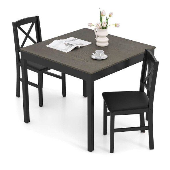 3-Piece Dining Table Set with Upholstered Seats  product image