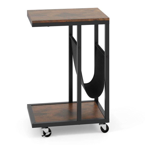 2-Tier C-Shaped Side Table product image