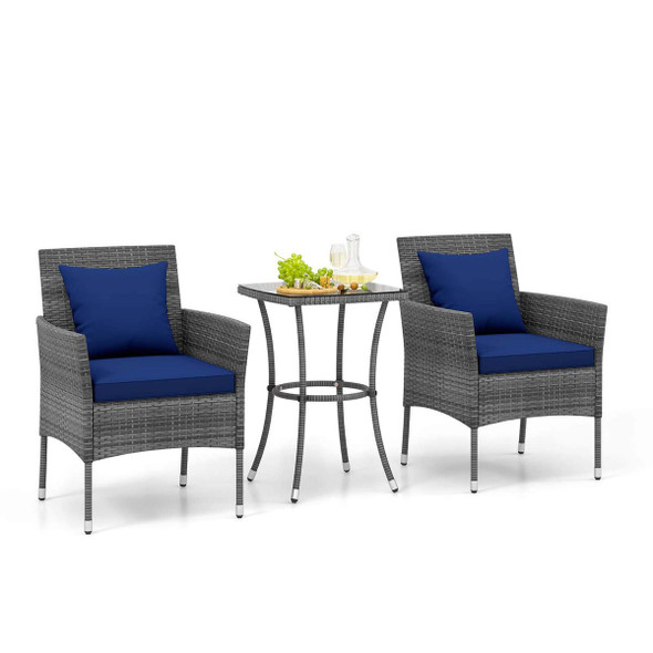 3-Piece Cushioned Patio Furniture Set product image