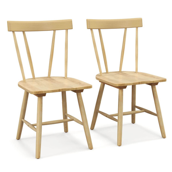 Armless Dining Chairs with Solid Wood Frame (Set of 2) product image
