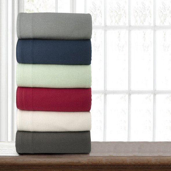 Kathy Ireland 100% Turkish Cotton Solid Flannel Sheet Set  product image