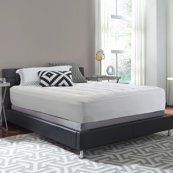 All Season Reversible Pillowtop Mattress Pad product image