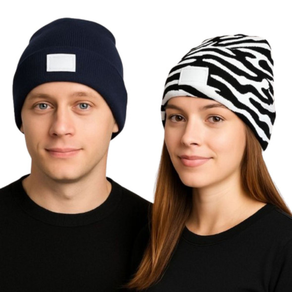 Beanie Hat with Rechargeable LED Headlamp product image