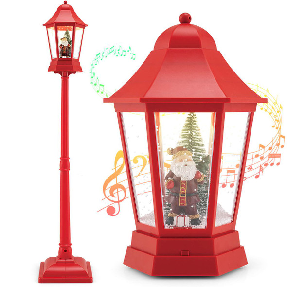 5.3 Ft Musical Christmas Street Lamp with 8 Songs and 60 LED Lights product image