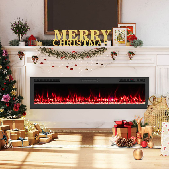 68” Smart Electric Fireplace with Adjustable Heat Settings  product image