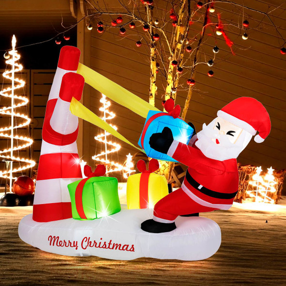 7 Foot Christmas Inflatable Santa Decoration  product image