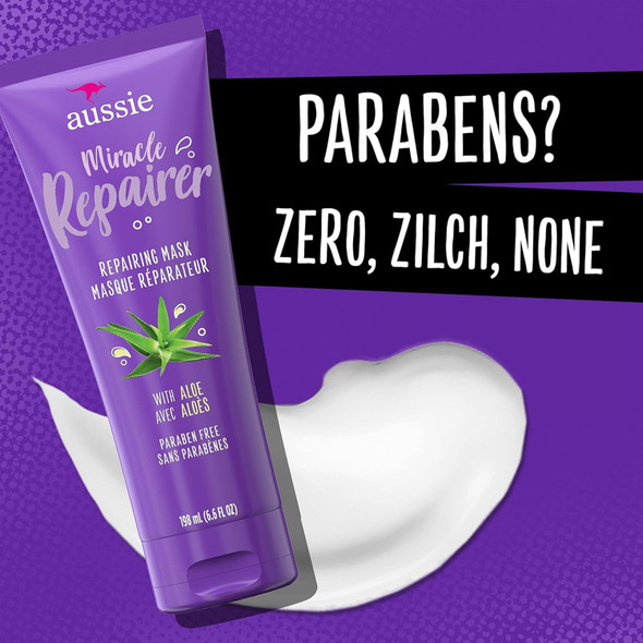 Aussie Miracle Repairer Reconstructing Hair Mask (3- Pack) product image