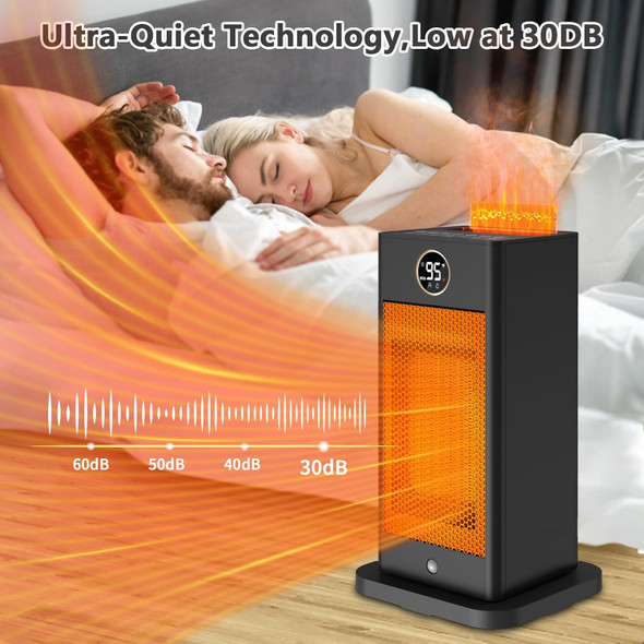 Smart PTC Space Heater with Infrared Sensor and Humidifier (1- or 2-Pack) product image
