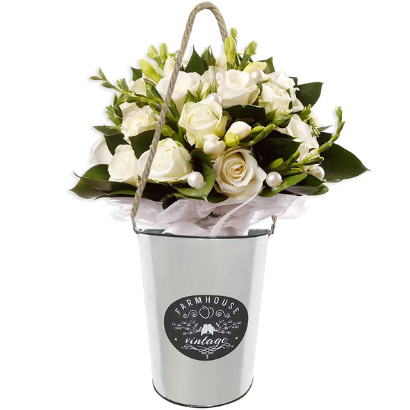 Farmhouse Rustic Style Hanging Wall Vase Planter product image