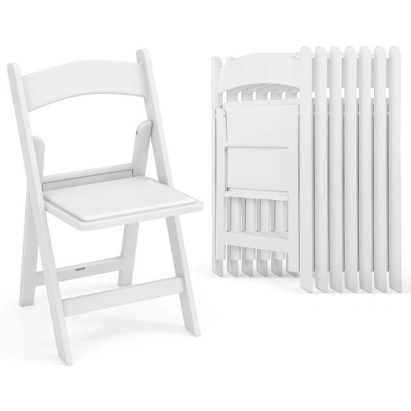 Resin Folding Chairs with Padded Seat product image