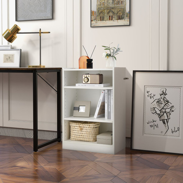 3-Tier Multipurpose Cabinet with Adjustable Shelves product image