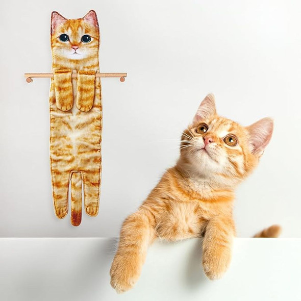 Cute Cat Hanging Hand Towel  product image