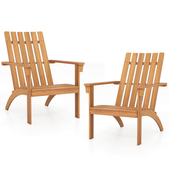 Patio Adirondack Chair with 100° Reclined Backrest product image