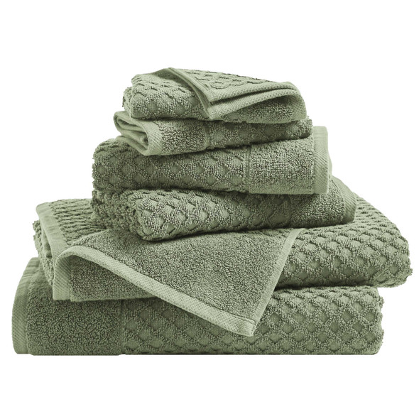 Waffle Diamond Bath Towels (2, 4, or 6-Pack) product image