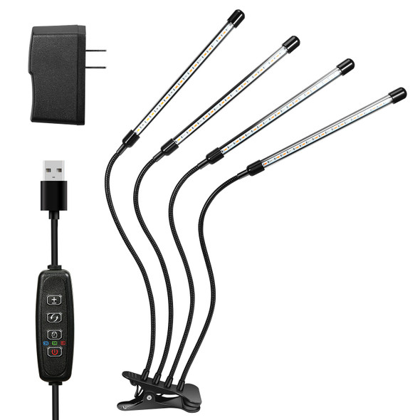 4-Head LED Grow Light with Stand product image
