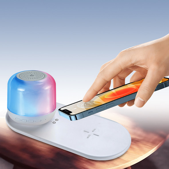 Wireless Charger and Magnetic Bluetooth LED Wireless Speaker product image