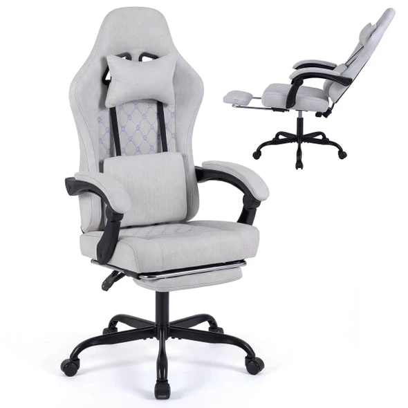 Adjustable Computer Chair with 90°-135° Reclining Backrest  product image