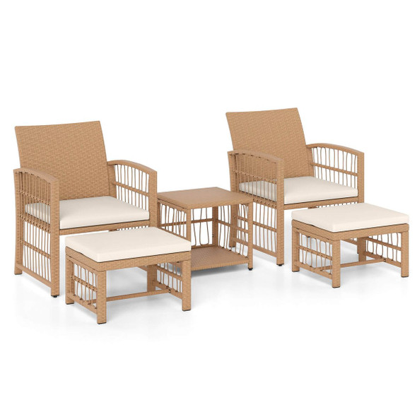 Patio Rattan Furniture (5 Piece Set) product image