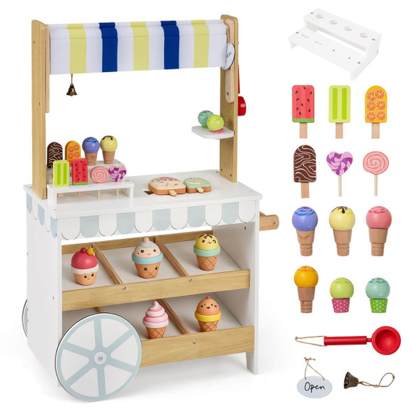  Wooden Ice Cream Cart for Kids product image