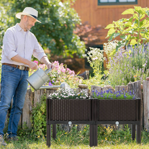 Elevated Plastic Garden Bed (2- or 4-Pack) product image