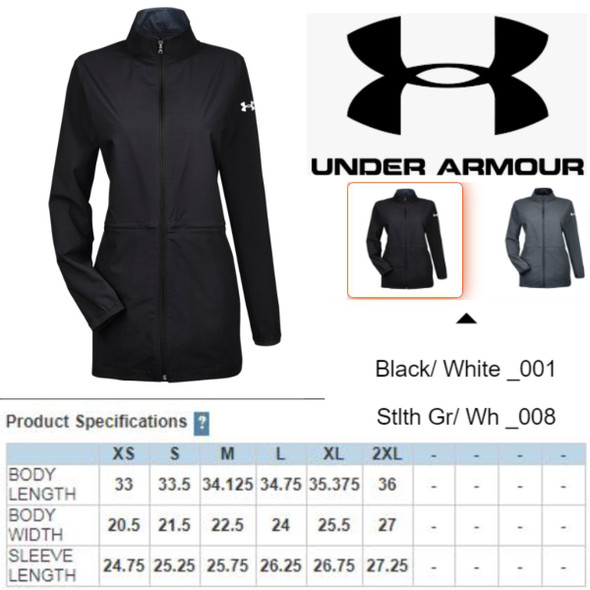 Under Armour Ladies Windstrike Jacket (XS) product image