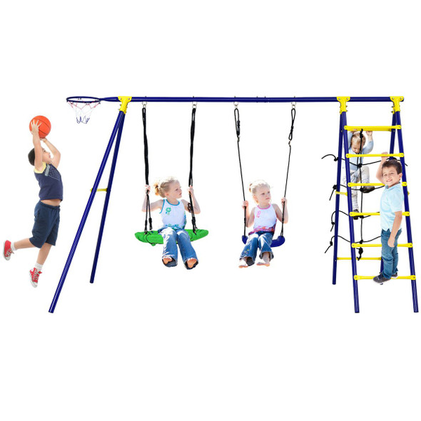 5-In-1 Outdoor Kids' Swing Set  product image