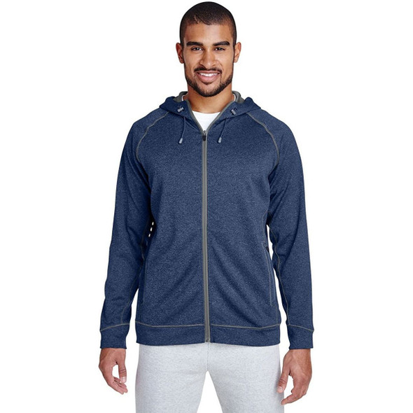 Team 365 Men's Excel Melange Performance Fleece Jacket product image
