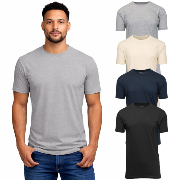 Men's Casual Crew Neck T-Shirt (4-Pack) product image