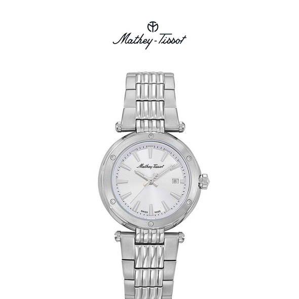 Mathey Tissot Women's Neptune Silver Dial Watch product image