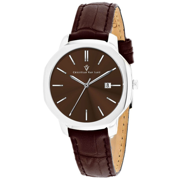 Christian Van Sant Women's Octave Slim Brown Dial Watch  product image