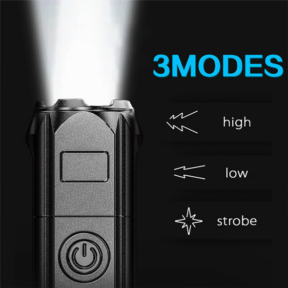 Portable USB Rechargeable Flashlight product image