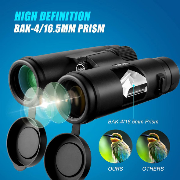 HIPTIS 12x42mm HD Professional Binoculars product image