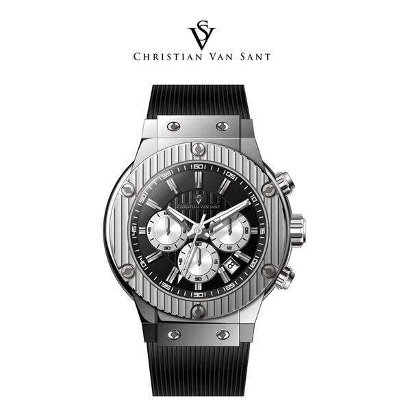 Christian Van Sant Men's Monarchy Black Dial Watch product image