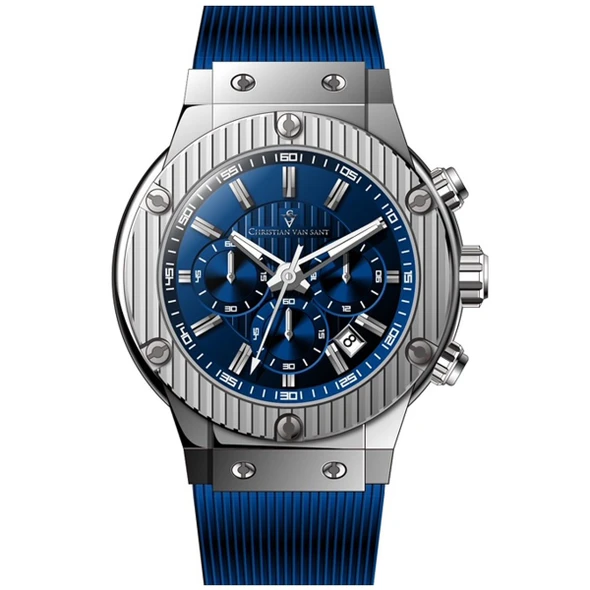 Christian Van Sant Men's Monarchy Blue Dial Watch product image
