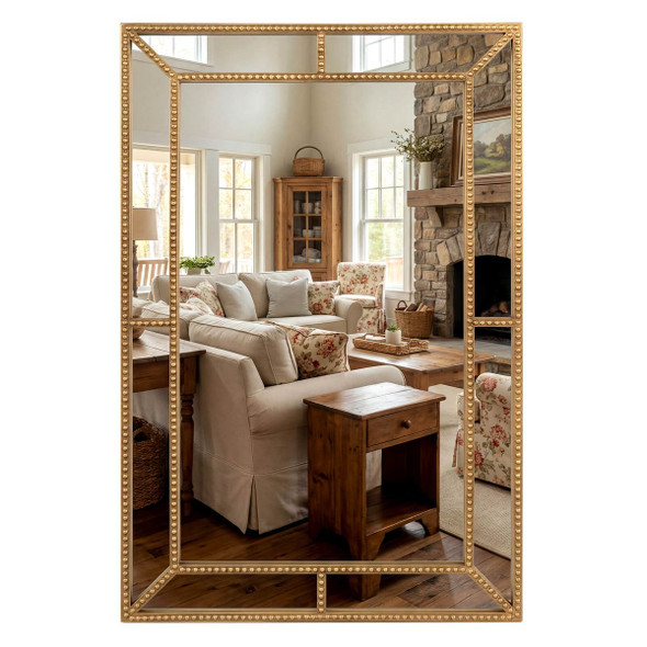 Gold Wall-Mounting Mirror product image