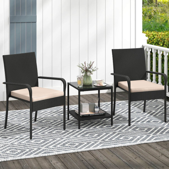 Rattan Patio Furniture Set (3 Pieces) product image