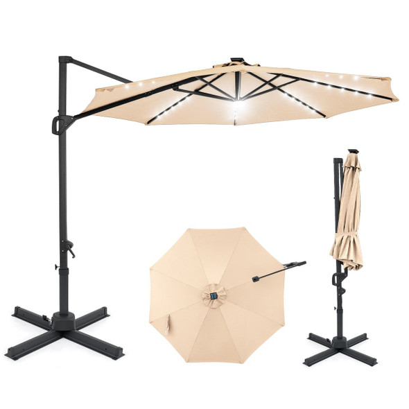 LED Cantilever Patio Umbrella  product image