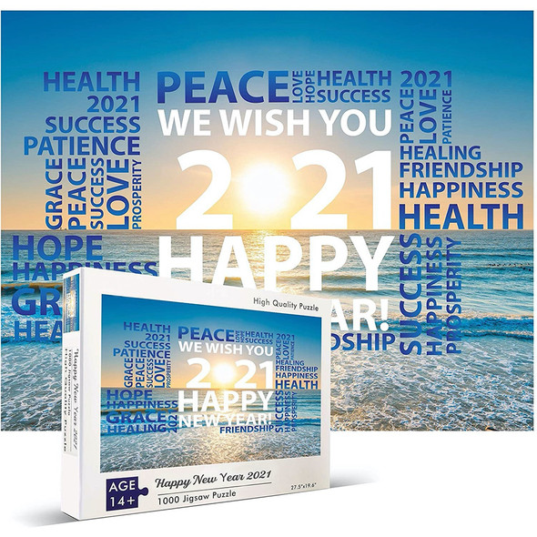 1,000-Piece "2021 Spring Is Like the Beginning of the New Year" Jigsaw Puzzle product image