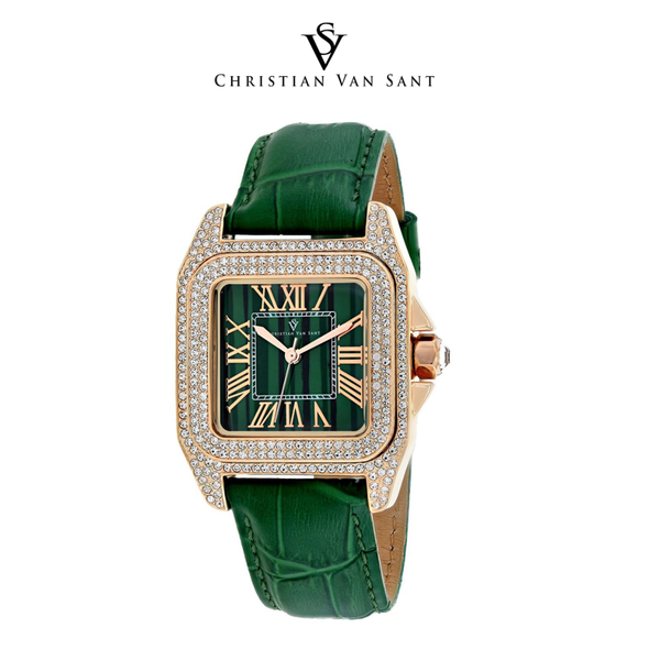 Christian Van Sant Women's Radieuse Green Dial Watch product image