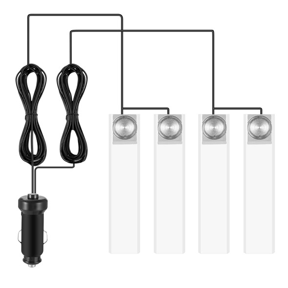 Car Interior Atmosphere LED Lights (4-Pieces) product image