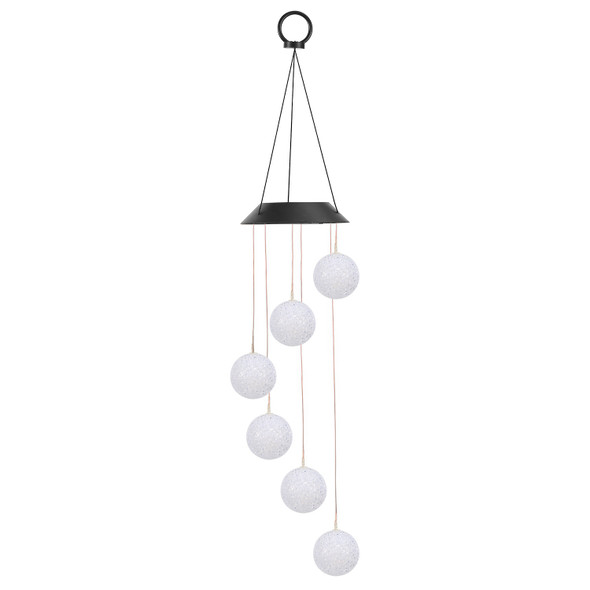 Solarek™ Solar Powered LED Ball Wind Chimes product image