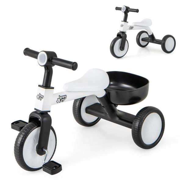 Honeyjoy 2-In-1 Kids' Auxiliary Tricycle product image