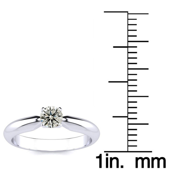1/3 Carat Diamond Solitaire Engagement Ring in 1.4K product image