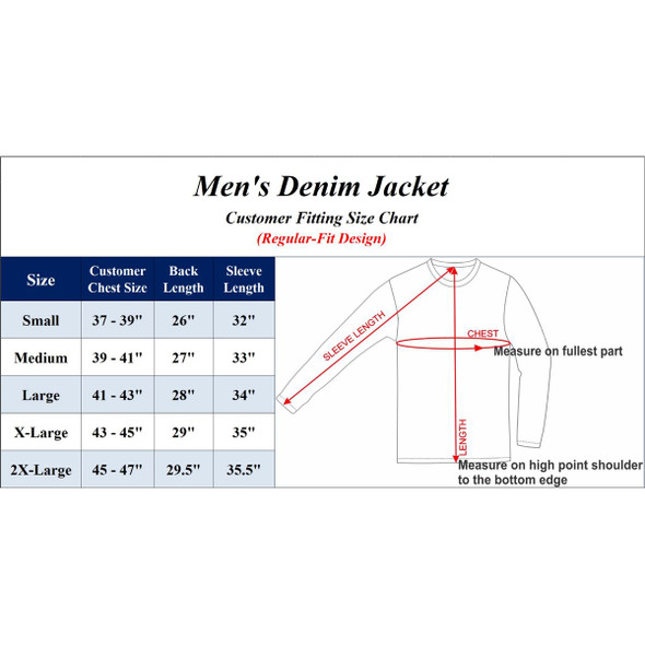 Men’s Regular Fit Classic Denim Jackets (S-2XL) product image