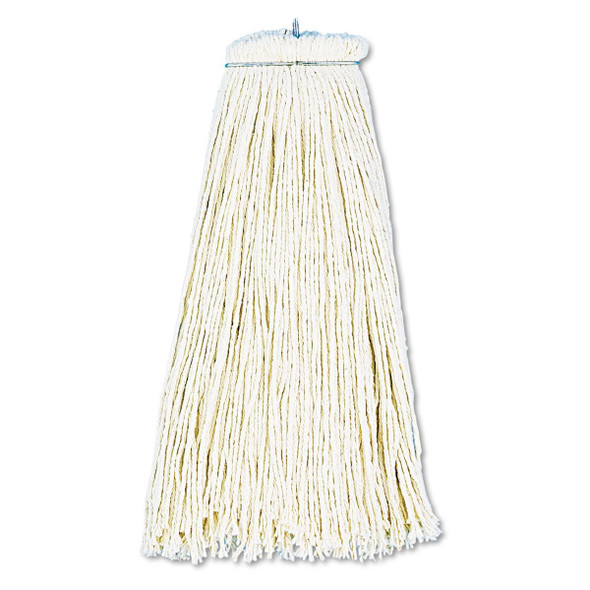 Boardwalk White Cotton Cut-End Wet Mop Heads (16-Ounces) product image