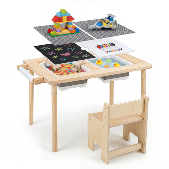 Kids' Sensory Table Set (1 or 2 Chairs) product image