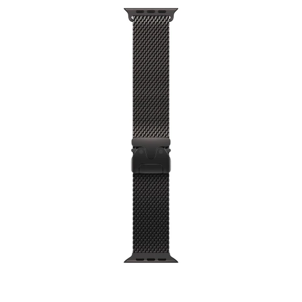 Apple Milanese Loop 49mm Black Titanium Band – Small product image