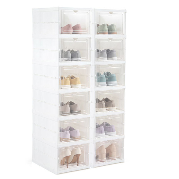 6-Tier Foldable Shoe Boxes  product image